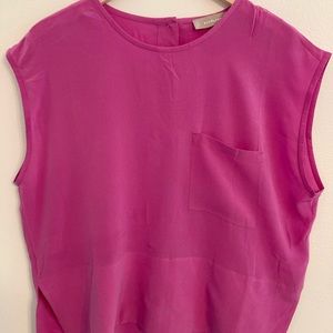 Everlane Silk Shell Sleeveless Blouse